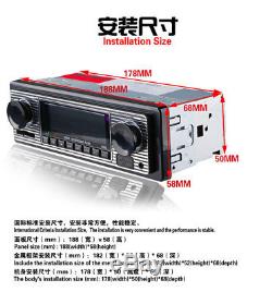 Bluetooth 4-CH Output Car In-dash MP3 Stereo Radio Player FM USB/SD/AUX & Remote