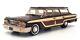 Conquest 1/43 Scale Cq3621 1963 Ford Galaxie Country Squire Maroon