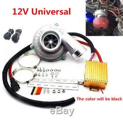 Car Motorcycle Improve Speed Fuel Saver Thrust Electric Turbo Supercharger Kit