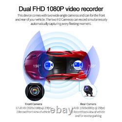 Car Recorder WithCam Dual Lens 4G WiFi GPS 10 IN DVR Dash Cam Video Android 8.1