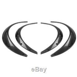 Carbon Fiber 4pcs Fender Wheel Arches Flare extension flares wide 4 arches set