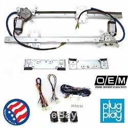 Chevy Bel Air 1949-1957 Power Window Regulator Kit with 3 Switches sbc hot rod v8