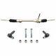 Chrome 74-78 Ford Mustang Ii Pinto Manual Steering Rack & Pinion + Tie Rod Ends