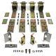 Complete 2 Door Street Rod Hot Rod Adjustable Suicide Hidden Door Hinge Kit