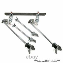 Custom Triangulated Rear 4-link & Crossmember with Coilover Shock Mount Fits QA1