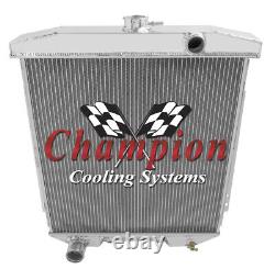 DR 3 Row Radiator, 16 Fan, Shroud-54-56 Ford Country Squire Police Interceptor