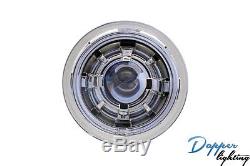 Dapper Lighting 575 Projector Headlamp System 5.75 5 3/4 High Quality Chrome
