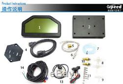 Dash Race Display Gauge, Dashboard Screen Display Sensor Meter Kit For Car Boats