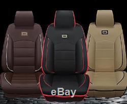 Deluxe Car Auto Seat Covers Full Set Cushion 5-Seat For Car Interior Accessories