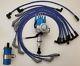 Ford 289 302 Blue Small Cap Hei Distributor + Coil + 8.5mm Spark Plug Wires