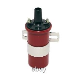 FORD FLATHEAD 239 255 V8 Small HEI Distributor RED + 45K Coil + USA Plug Wires