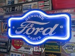 FORD GENUINE PARTS Lighted up LED Display HOOK Shop DELUXE STANDARD HOT ROD v8