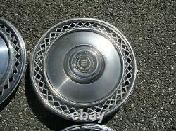 Factory 1975 to 1978 Ford Galaxie Country Squire LTD hubcaps wheel covers