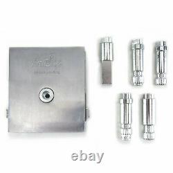 Flat Glass Window Switch Kit for 49-62 Ford Car 1/2in16in withBillet Crank Handles