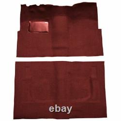 For 1957 Ford Country Squire 4 Door 80/20 Loop 02-Red Complete Carpet Molded