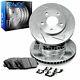 For Ford Country Squire, Custom 500 Front Slotted Brake Rotors+ceramic Pads