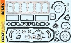 Ford 226 H-series Flathead Full Engine Gasket Set/Kit BEST withCopper Head 1947-51