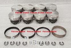 Ford 351C Speed Pro Hypereutectic Coated Skirt Flat Top Pistons+MOLY Rings +20