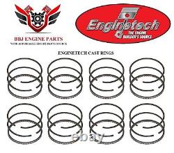 Ford 429 V8 Dish Top Enginetech Pistons With Rings 1968 1973 030 040 060