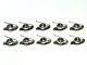 Ford 5/8-1 Body Fender Door Quarter Trim Moulding Molding Clips & Nuts 50pc A