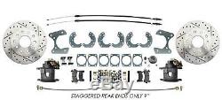Ford 9 High Performance Rear Disc Brake Conversion Kit Staggered Rear Ends