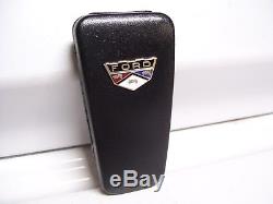 Ford Hard Shell Hinged Key Chain Holder Key Case Accessory nos mustang fairlane