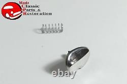 Ford Lincoln Mercury Door Lock Cylinder Flip Cover Stainless Steel Bezels Spring