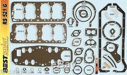 Ford/Mercury 239 255 Flathead Full Engine Gasket Set/Kit BEST withGraphTite 48-53
