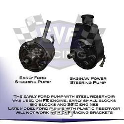 Ford Power Steering Pump Reservoir SBF Billet Aluminum 289 302 351 390 429 460