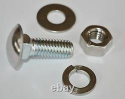 Ford Round Head Bumper Bolts Bolt 7/16 x 1-1/4 with STAINLESS STEEL HARDWARE