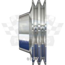 Ford Water Pump Pulley 289 302 351W V-belt SBF 2 Groove V-belt Billet Aluminum