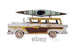 Fords Woody-Look Country Squire With Kayak iron Model