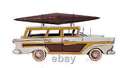 Fords Woody-Look Country Squire With Kayak iron Model