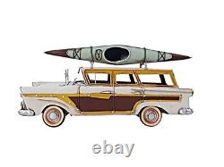 Fords Woody-Look Country Squire with Kayak 115 Scale Model