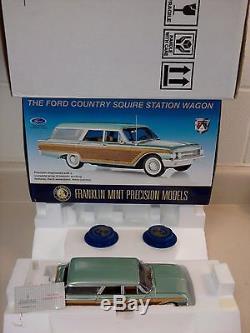 Franklin Mint 1961 Ford Country Squire Wagon. 124. Nib. Rare. Perfect. New