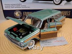Franklin Mint 1961 Ford Country Squire Wagon. 124. Nib. Rare. Perfect. New