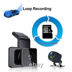 GPS Dual Lens Camera HD 3 Car DVR Dash Cam Video Recorder G-Sensor Night Vision