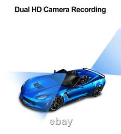 GPS Dual Lens Camera HD 3 Car DVR Dash Cam Video Recorder G-Sensor Night Vision