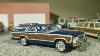 Greenlights 1985 Tan And 1979 Blue Ford Ltd Country Squire Wagons