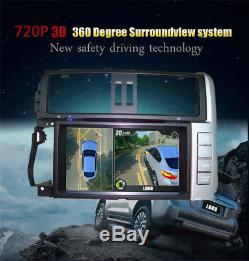 HD 3D 360 Surround View System Bird View Panorama System 4-CH Camera Car SUV DVR