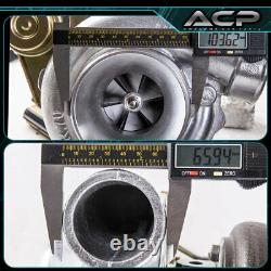 JDM Sport GT3076R GT30.70 A/R. 63 Compression Dual Ball Bearing Cast Iron Turbo