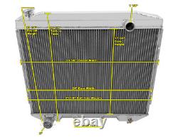 KR Champion 3 Row Radiator, 16 Fan, Shroud-1957-1959 Ford Country Squire V8 Eng