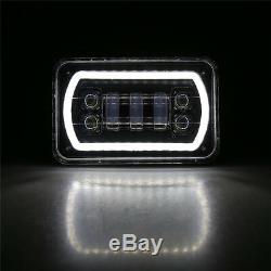 LED Headlight Square Bulb Hi/Low Sealed Beam for Jeep Cherokee XJ Truck Offroad