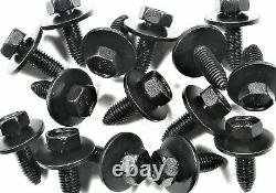 M8-1.25mm Fender & Body Bolts 13mm Hex 24mm Loose Washer Qty-250 #1902-250