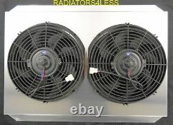 NEW ALL ALUMINUM RADIATOR FAN SHROUD With 12 FANS 71 72 73 FORD MUSTANG COUGAR
