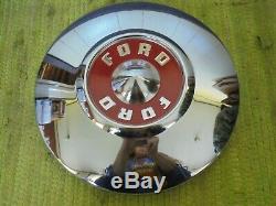 NICE Take Offs 55 56 Ford Wire Spoke HUB CAPS 15 Hubcaps 1955 1956 Wheel Covers