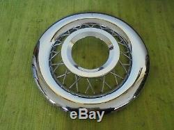 NICE Take Offs 55 56 Ford Wire Spoke HUB CAPS 15 Hubcaps 1955 1956 Wheel Covers