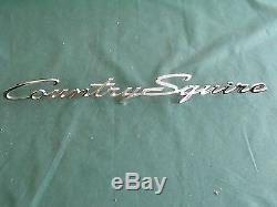 NOS 1964 Ford Galaxie Country Squire Nameplate FoMoCo 64