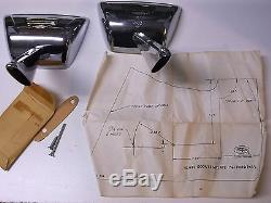NOS Ford 1961 61 LH / RH Mirror Set 62 60 Galaxie / Starliner / Country Squire
