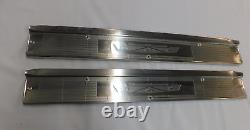 NOS OEM Ford 1959 Fairlane 4 Door Front Sill Plates Scuff Step